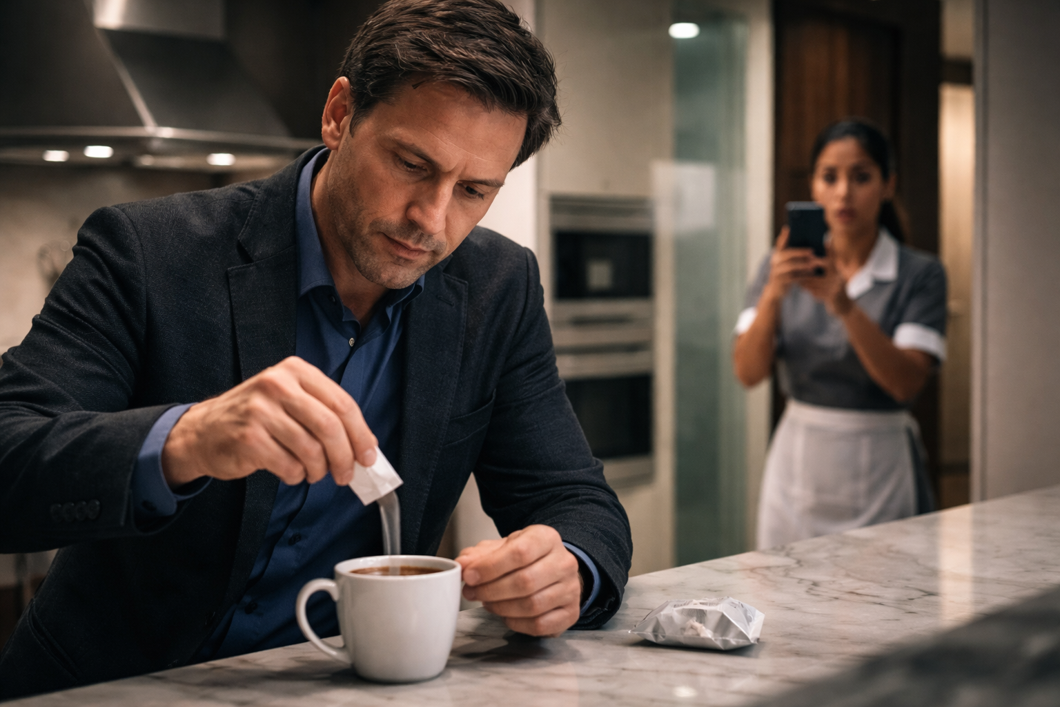 El café que reveló un plan mortal: cómo la traición se volvió su derrota.