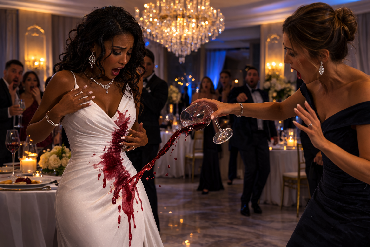 Intentaron humillarla en una fiesta de lujo sin imaginar que ella era la poderosa dueña de la empresa.